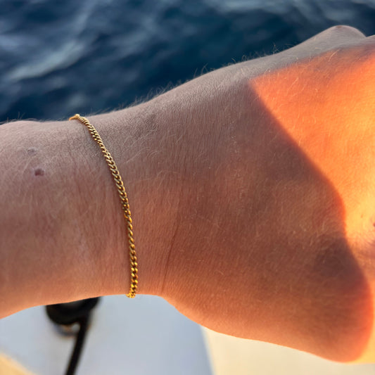 Cuban | Armband - Guld