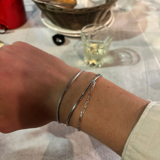 Cube | Armband - Silver
