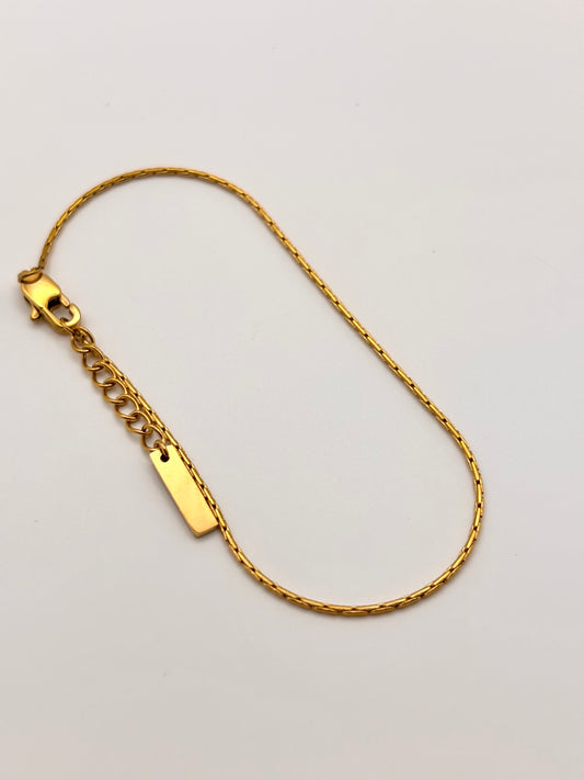 Wire | Armband - Guld
