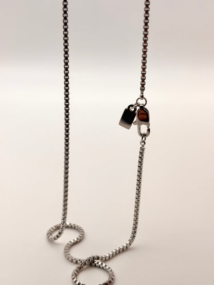 Cube | Halsband - Silver