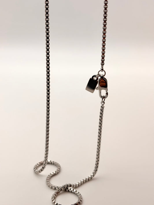 Cube | Halsband - Silver